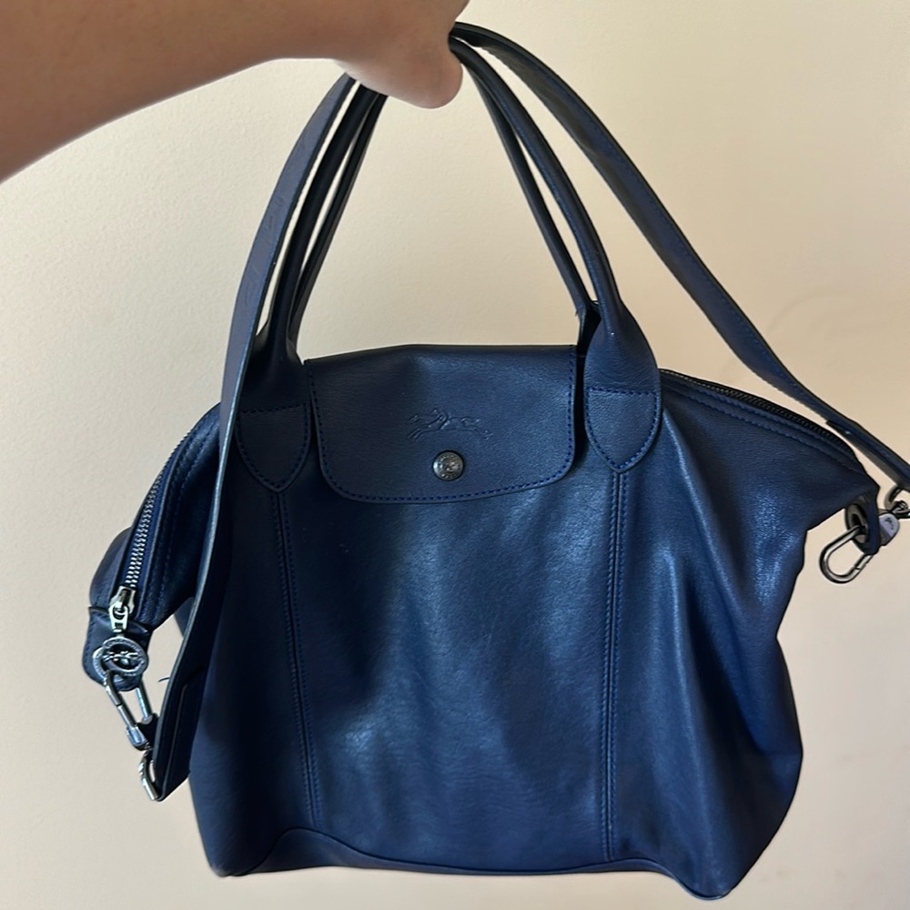 Longchamp Le Pliage Crossbody Bag Navy Blue